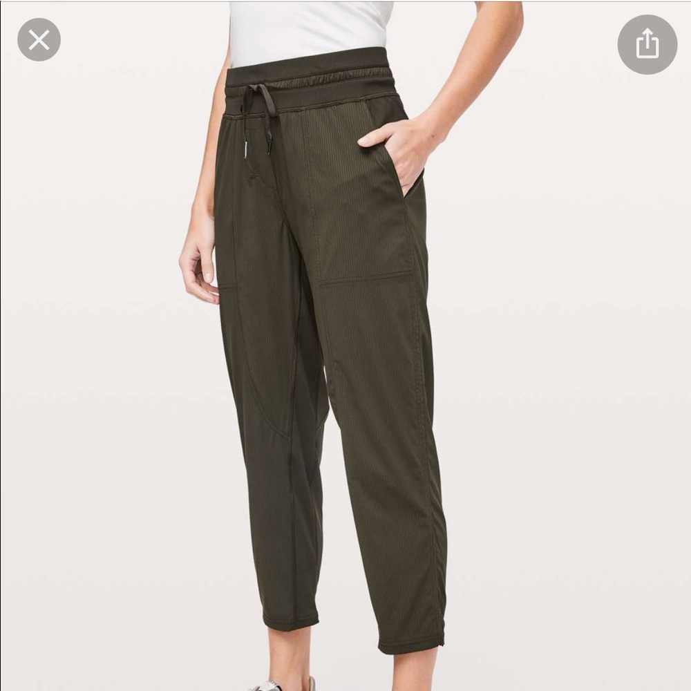 lululemon athletica Olive Track Pants